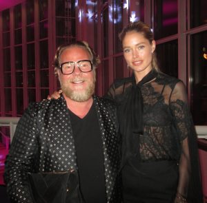 Mode Man Bastiaan van Schaik had vriendin Mode Model Doutzen Kroes vanuit NY in laten vliegen