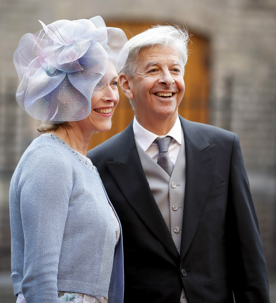 Minister Ronald Plasterk (Binnenlandse Zaken) met zijn vrouw.
